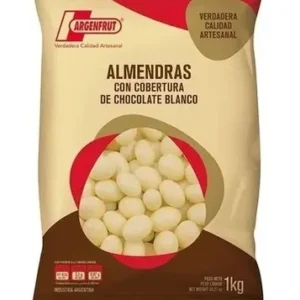 Almendra con chocolate Blanco x 1 Kg