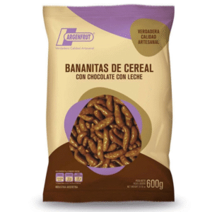 Banana Cereal con Chocolate con Leche x 600 Gr