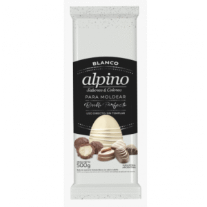 Baño de Moldeo Chocolate Blanco Alpino Barra x 0.5 Kg