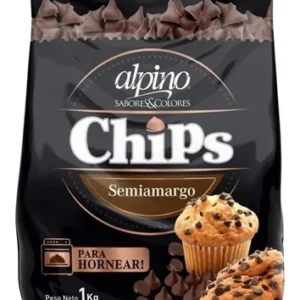 Chip Chocolate Semiamargo Alpino x 1 Kg