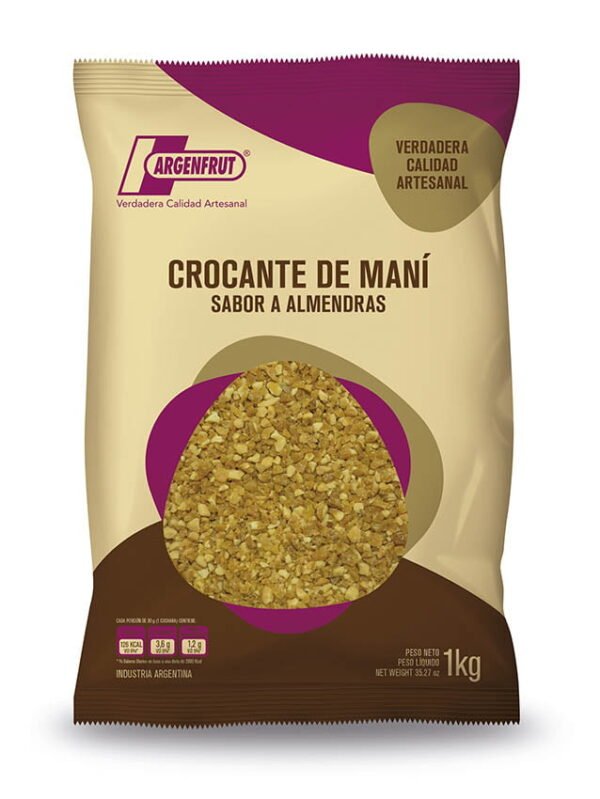 Crocante de Maní Sabor Almendra x 1 Kg