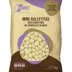 Mini Galletita con Chocolate Blanco x 1 Kg