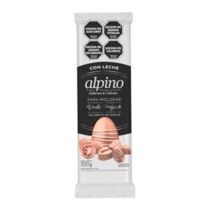 Baño de Moldeo Chocolate con Leche Alpino Barra x 0.5 Kg