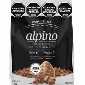 Pins de Moldeo Chocolate Leche Alpino x 1 Kg