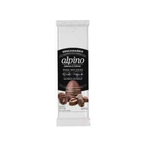 Baño de Moldeo Chocolate Semiamargo Alpino Barra x 0.5 Kg